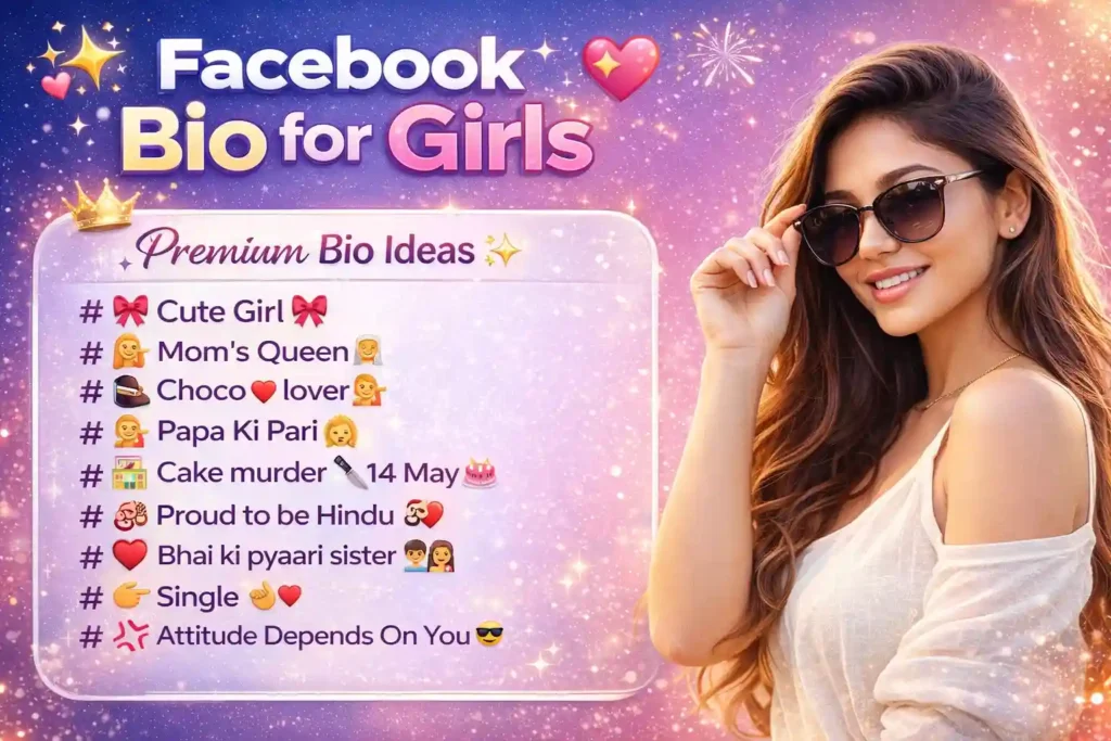 Facebook Bio For Girls