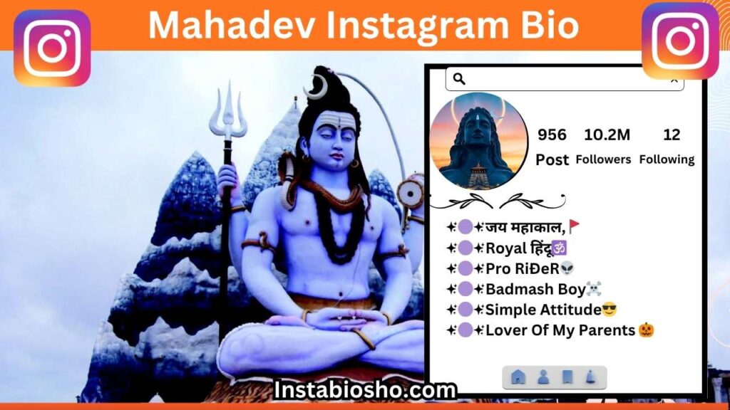 Mahadev Instagram Bio